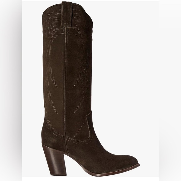 Frye Women’s Suede ‘Llana’ Pull on Boot in ‘Fatigue’ |Size 6.5| - Picture 7 of 13